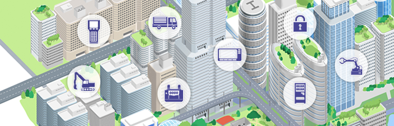 KDDIが支えるM2M 新たなマシンコミュニケーションをネットワークで実現 産業機械、車載機器など広範囲な製品に、「通信モジュール」を組み込むことで、製品の稼働状況、状態監視、遠隔操作がかのうになります。業務の効率化や新規ビジネス創出をサポートします。 KDDIが支えるM2M 新たなマシンコミュニケーションをネットワークで実現 産業機械、車載機器など広範囲な製品に、「通信モジュール」を組み込むことで、製品の稼働状況、状態監視、遠隔操作がかのうになります。業務の効率化や新規ビジネス創出をサポートします。